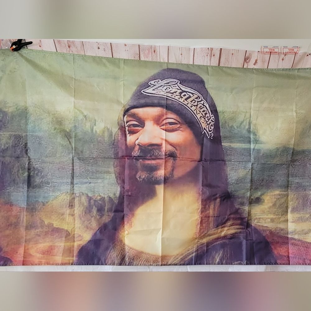 Nwt Snoop Dogg flag tapestry - Picture 2 of 5